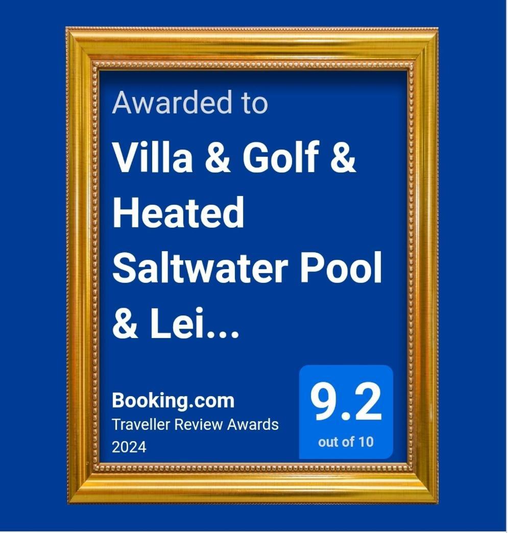 Villa & Golf & Heated Saltwater Pool & Leisure & Wifi กาเลตาเดฟุสเต ภายนอก รูปภาพ